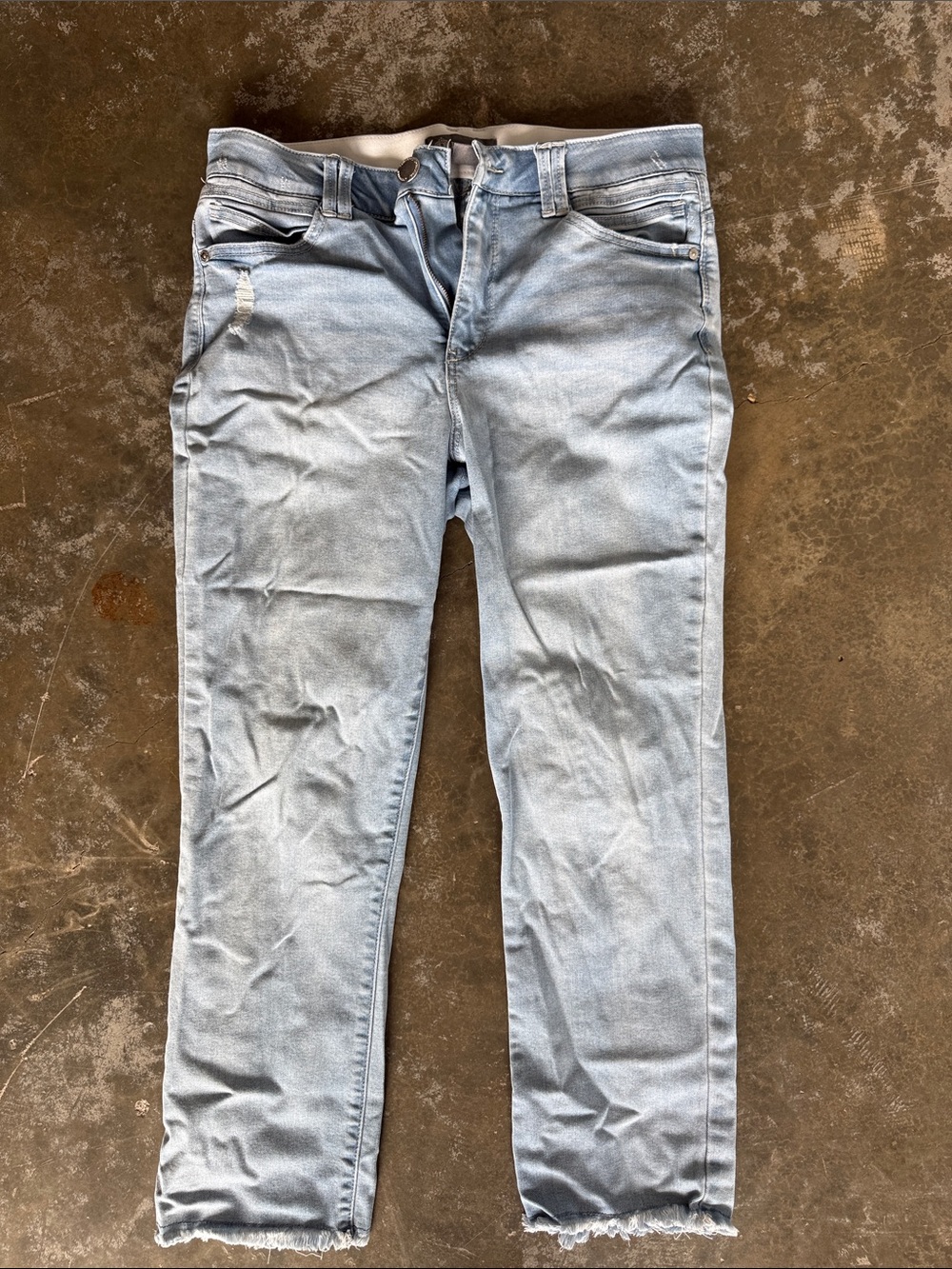 Democracy Skinny Jeans in Light Blue Wash
